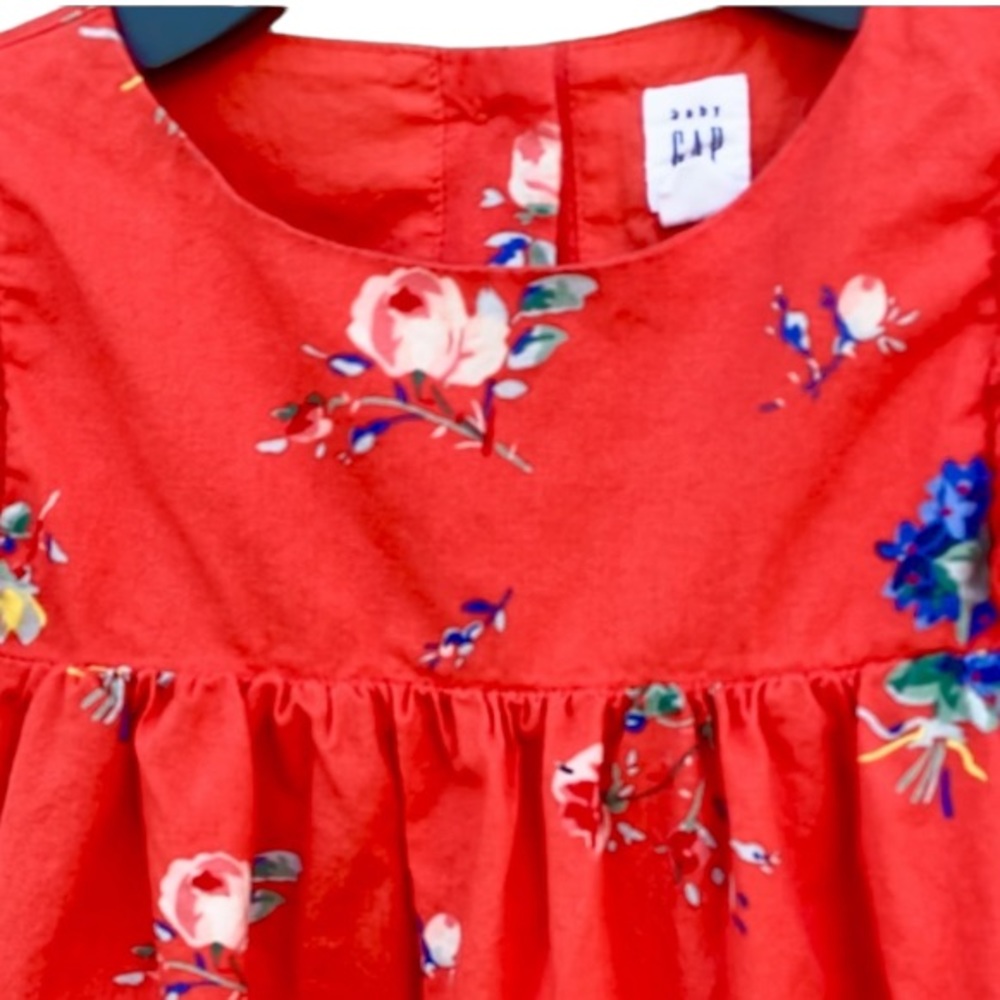 4T Gap Floral Dress and Old Navy Denim Dress - Picture 8 of 8